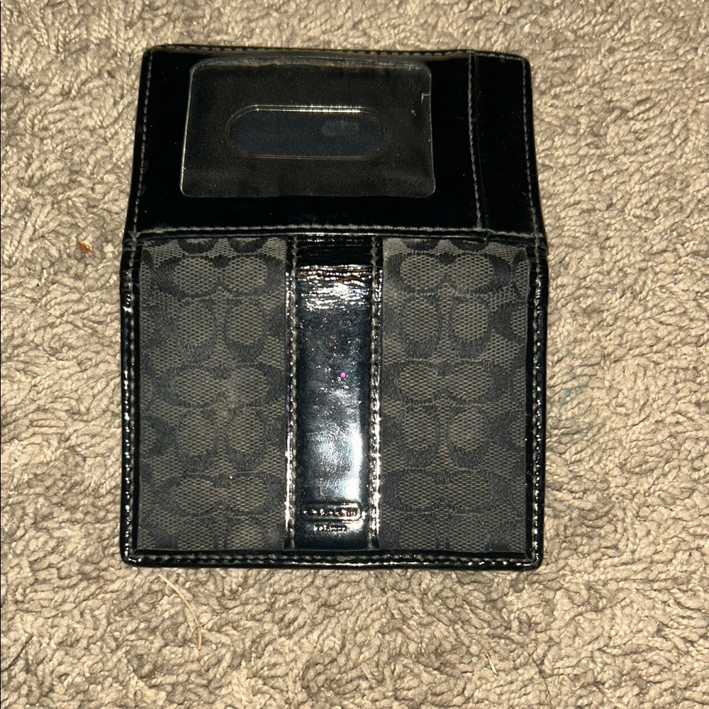 Black And Gray Patterned Wallet - image 1